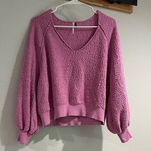 Free People Pink Sweater